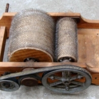 Wool carder - Used prior to spinning the wool to tear it apart - Sold for $55 - 2013