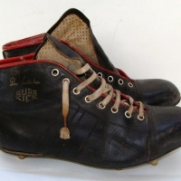 1960's football boots -  Des Tuddenham Sure Kick - approx size 10 - Sold for $85 - 2013