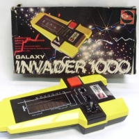 Boxed GALAXY INVADER 1000 by Futuretronics Handheld electronic space battle game - circa 1980s - Sold for $61 - 2013