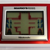 NINTENDO Game & Watch Mario's Cement Factory w battery cover - Sold for $55 - 2013