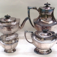 Vintage 4 piece EPBM tea service - Philip Ashberry & Son for Dunklings Melbourne - Sold for $61 - 2013
