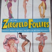 1940's 1 sheet movie poster for MGM's Ziegfeld Follies starring Fred Astaire, Lucille Ball, Judy Garland etc - Sold for $146 - 2013