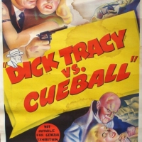 1 sheet movie poster for Dick Tracy Vs Cue ball circa 1946 art by F Cunninghame & Co Sydney - Sold for $220 2014