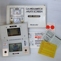 Nintendo Oil Panic multi screen Game & Watch with orig box - Sold for $110 - 2014