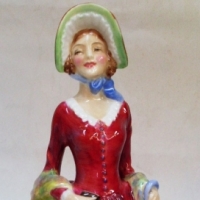 Royal Doulton figurine Sabbath Morn (HN 1982), Designer L Harradine, Issued 1945-59, 184 cms H - Sold for $55 - 2014