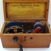 Electric shock machine for nervous diseases circa 1880 - Sold for $73 2014