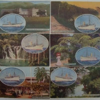 Group lot Postcards from Jamaica circa 1910's featuring Imperial District West Mail Service Co Steam ships and Resorts in Jamaica - Sold for $18