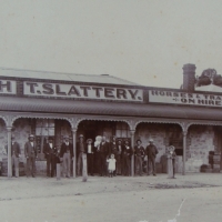 c 1910 Photograph of T Slattery Hotel - Blyth South Australia - Sold for $85