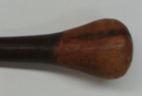 Queensland Aboriginal throwing club with stirated stem - Sold for $122 2014