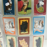 Group lot vintage SWAP CARDS inc advertising, COLES, cats, Deco, etc - Sold for $15