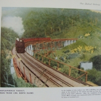 Vintage soft cover  book - New Zealand Railways Illustrated Circa 1938 with lovely colour plates - Sold for $24