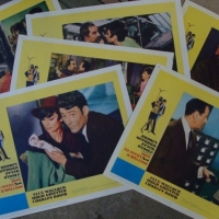 Set of vintage 1966 MOVIE LOBBY CARDS -  How To Steal A Million featuring AUDREY HEPBURN & PETER O'TOOLE Good con - Sold for $49