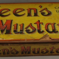 Vintage Keens Mustard box with colour advertising label - Sold for $98