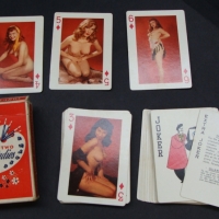 Fab set -c1950's PINUP Girl Playing Cards - all Photographic studies, made in USA w extra Joker - Sold for $73 2014