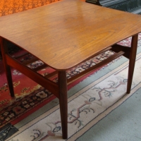 1960/70's Parker TEAK Coffee Table with spindle legs - circa 1960's - Sold for $159 2014