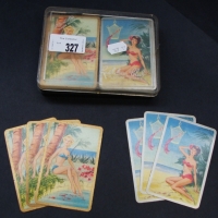 Rathdown playing cards with bathing beauties illustrations - Sold for $67 2014