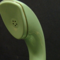 1970's lime green Erricson Ericophone telephone - Sold for $92 2014