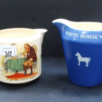 2 x Whisky jugs - White Horse by Wade and King George IV by Royal Doulton - Sold for $146 - 2014