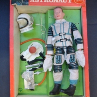 Boxed Redbox toy -  Astronaut Major Matt Mason Style with accessories Hong Kong 1960's - Sold for $85 2014
