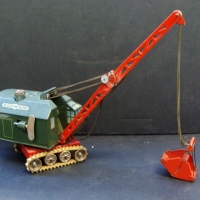 Clock work tin toy crane marked Biller Patent - made in Western Germany - Sold for $85 2014