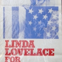 Mounted R Rated day bill movie poster  - Linda Lovelace for President - Sold for $55 2014