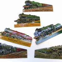 Group lot tinplate promotional gifts from 'Modern Boy' & 'Gem' magazine c1920's, inc engines & trains, etc - Sold for $195 2014