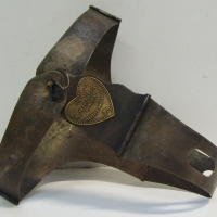 Steel & brass chastity belt - Marked Guaranteed Virginity Dr Polasky's Approved Chastity Protector - Sold for $67 2014