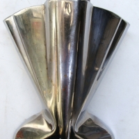 Chrome hot rod Rocket exhaust pipe attachment - Sold for $61 2014