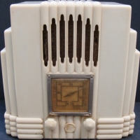 Australian AWA Bakelite model R29, AKA Fisk Radiolette, AKA Empire State in white Bakelite - Sold for $5490 - 2014