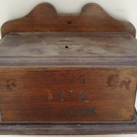 Victorian era  Blackwood  tithing  alms box - Sold for $30 - 2014