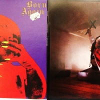 2 x vintage LP records - BLACK SABBATH Born Again & OZZY OZBOURNE Blizzard of Oz - Sold for $61 - 2014
