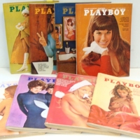 Group lot 1970 PLAYBOY magazines - good condition - Sold for $43 - 2014