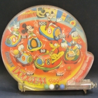 Disney Dodgem Bagaetelle plastic marble game - Sold for $37 - 2014