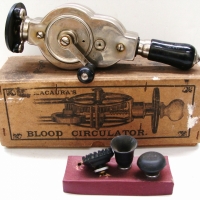 c1900 Vibrator Dr Macura's Blood circulator in original box with attachments - Sold for $49 - 2014
