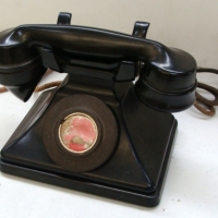 1920's black Bakelite intercom pyramid phone - Sold for $110 - 2014