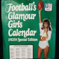 Vintage VFL Approved 1983/84 FOOTBALLS GLAMOUR GIRLS Calendar - Complete & I Good Original Cond - Sold for $37 - 2014