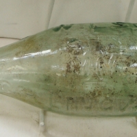 Torpedo bottle by T Wilson Collingwood with monogram circa 1880 - Sold for $134 - 2014