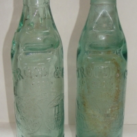 2 x Codd bottles by Trood and Co, with Health and Purity Trade mark - Sold for $195 - 2014