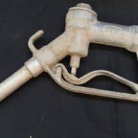 Vintage petrol bowser nozzle marked OES - Sold for $55 - 2014