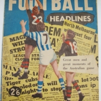 c 1960s sporting magazine - Argus Publication Football Headlines - Sold for $55 - 2014