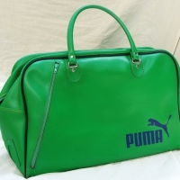 1970's Bright green PUMA travel bag in great condition - Sold for $92 - 2014