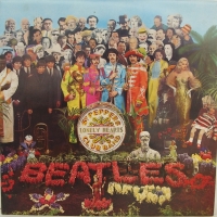 The Beatles LP record - Sgt Peppers Lonely Hearts Club Band - EMI records - pcso 7027 - Sold for $30 - 2014