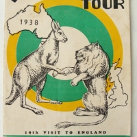 Australian cricket tour of England 1938 booklet - contains fixtures, photographs, autographs & records - Sold for $43 - 2014