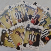 Group of 1975 Scanlens Collingwood VFL football cards - Sold for $37 - 2014