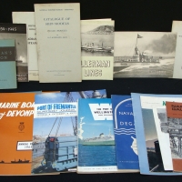 Group of Shipping and train ephemera including brochure so the  Parsons Marine Steam Turbine co etc - Sold for $37 - 2014
