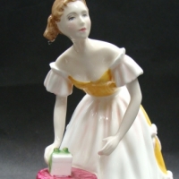 Royal Doulton Figurine Happy Birthday HN 3095 - 1987-94 - 216cms H - Sold for $49 - 2014
