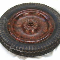 Bakelite and rubber tyre advertising ashtray by Dunlop  -  Perdriau Flexifort circa 1931 - Sold for $37 - 2014