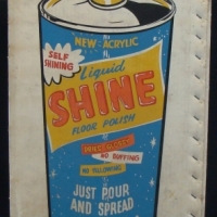 1950's Duraglow and Chex cleaners display box - Sold for $49 - 2014