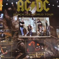AC DC Black Ice World Tour poster - inc certificate of authenticity - limited edition #99 of 2000 - Sold for $24 - 2014