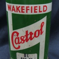 Vintage Wakefield CASTROL motor oil tin - 1 Imp Quart - Sold for $43 - 2014